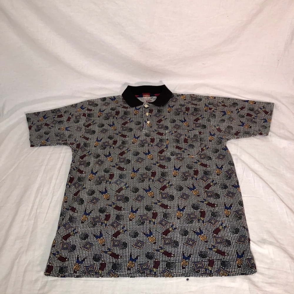 Arrow Tournament All Over Golfer Print Polo Shirt